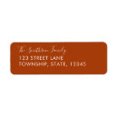 Search for return address labels Boho