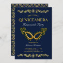 Search for blue masquerade mask invitations Carnival