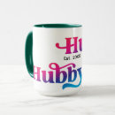 Search for couples wedding mugs Hubby