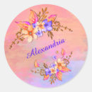 Search for abstract flowers pattern stickers Yellow