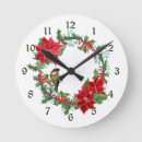 Search for christmas wreath clocks Bird