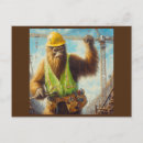 Search for construction worker postcards Animal