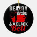 Search for karate christmas tree decorations Black