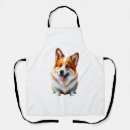 Search for funny corgis aprons Animal
