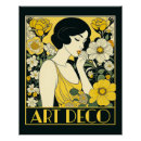 Search for art deco flower posters Design