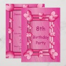 Search for girly birthday invitations Hearts