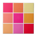 Search for pink square tiles Pattern