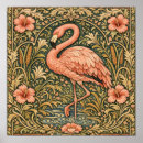 Search for vintage flamingo art Retro