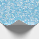 Search for blue snowflake wrapping paper Winter