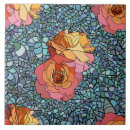 Search for mosaic flower tiles Abstract