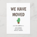 Search for seasonal moving announcement cards We have moved