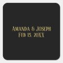 Search for art deco wedding stickers Minimalist
