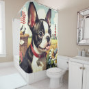 Search for boston terrier shower curtains Puppy