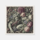 Search for antique halloween napkins Gothic