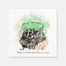 Search for halloween napkins A baby is brewing