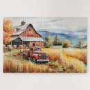 Search for red truck puzzles Landscape