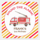 Search for sound engineer stickers Red fire truck