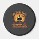 Search for crime scene magnets Halloweenparty