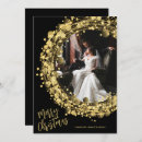 Search for black and gold christmas cards Stars