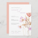 Search for lilac and peach invitations Watercolor floral