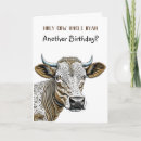 Search for funny cow birthday cards Animal