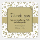 Search for 75 years stickers 75th birthday party