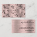 Search for black and rose gold business cards Script