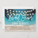 Search for rustic beach bridal shower invitations Tropical