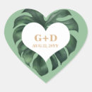 Search for tropical seals wedding stickers Leaf