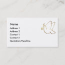 Search for dove business cards Olive