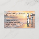 Search for wedding officiant business cards Simple