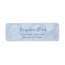 Search for lace return address labels Elegant