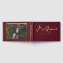Search for burgundy guest books Red