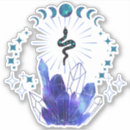 Search for blue galaxy stickers Mystical
