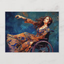 Search for unique dance postcards Woman