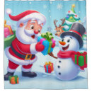 Search for santa shower curtains Colourful