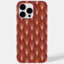 Search for art deco pattern iphone cases Red