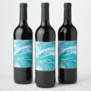 Search for water into wine labels Blue