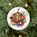 Search for ring christmas tree decorations Gold