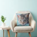 Search for grey tabby cat cushions Animal