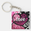 Search for heart polka dots key rings Pink
