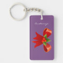 Search for red ribbon key rings Bow