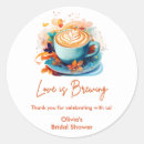 Search for classic coffee stickers Coffee bridal shower