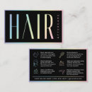 Search for hair extensions business cards Simple