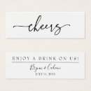 Search for reception drink tickets weddings Cheers