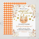 Search for white pumpkin invitations Our little pumpkin