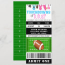 Search for touchdown or tutus gender reveal invitations Cheerleader