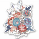 Search for morning glory flowers stickers Vintage