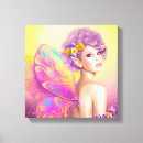 Search for butterfly fairy canvas prints Girl