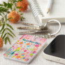 Search for colourful paintings key rings For her